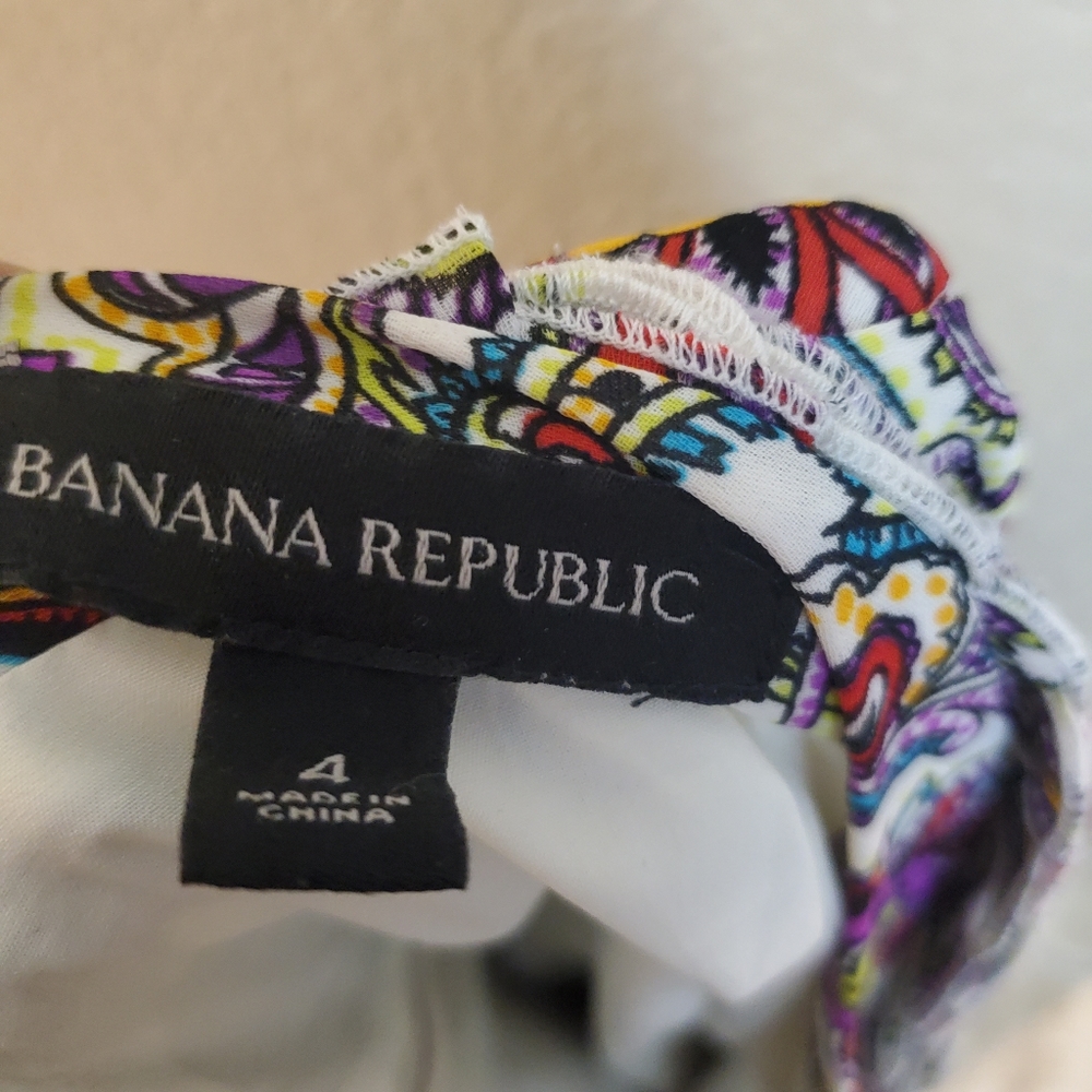 Banana Republic Paisley Floral Pleated Maxi Boho Skirt - Picture 7 of 13